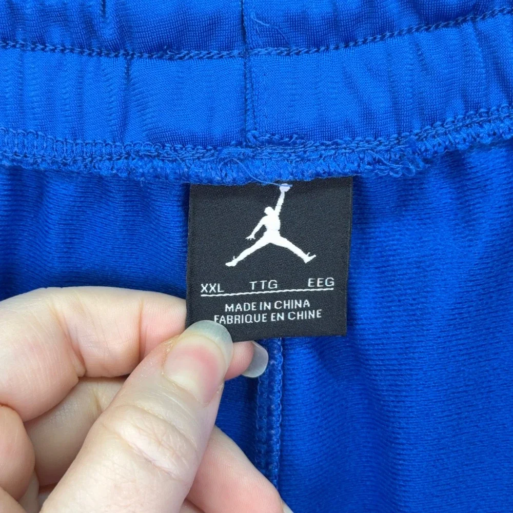 Vintage Jordan Track Pants Mens XXL Royal Blue White Stripe Active Lounge Y2K